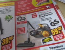 cleanmaxx Multizyklon-Staubsauger ab Montag bei Netto