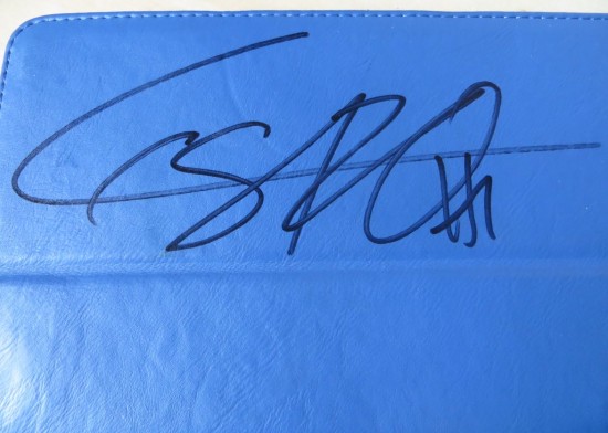 Cesaro Autogramm auf Tablett Hülle
