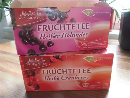 heißer Holunder und heiße Cranberry 