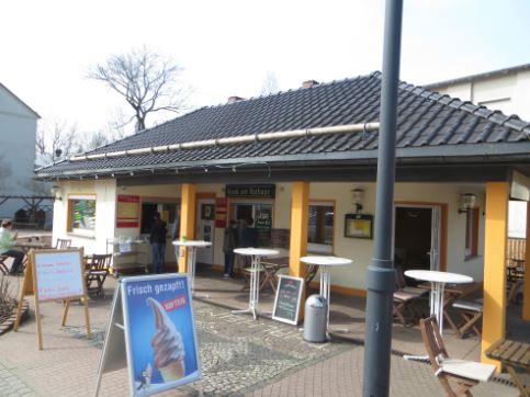 Kiosk am Rathaus in Thalheim Erzgebirge