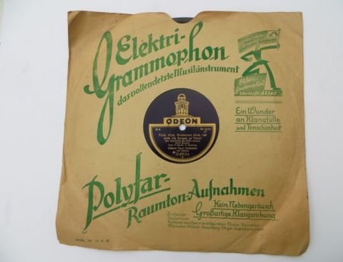 Cover der Grammophon Platte