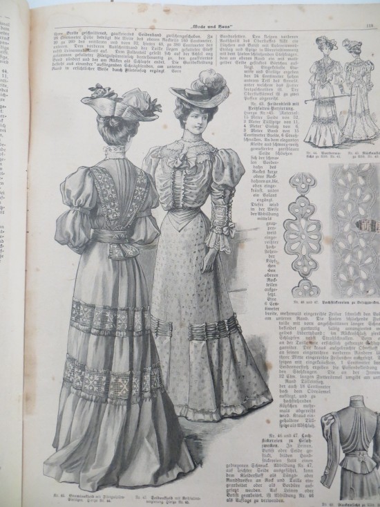 Das war die Mode der Damen im Jahre 1905
