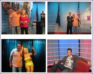 Weitere Wachsfiguren in Berlin. Angela Merkel, Helene Fischer, Barack Obama , Robbie Williams